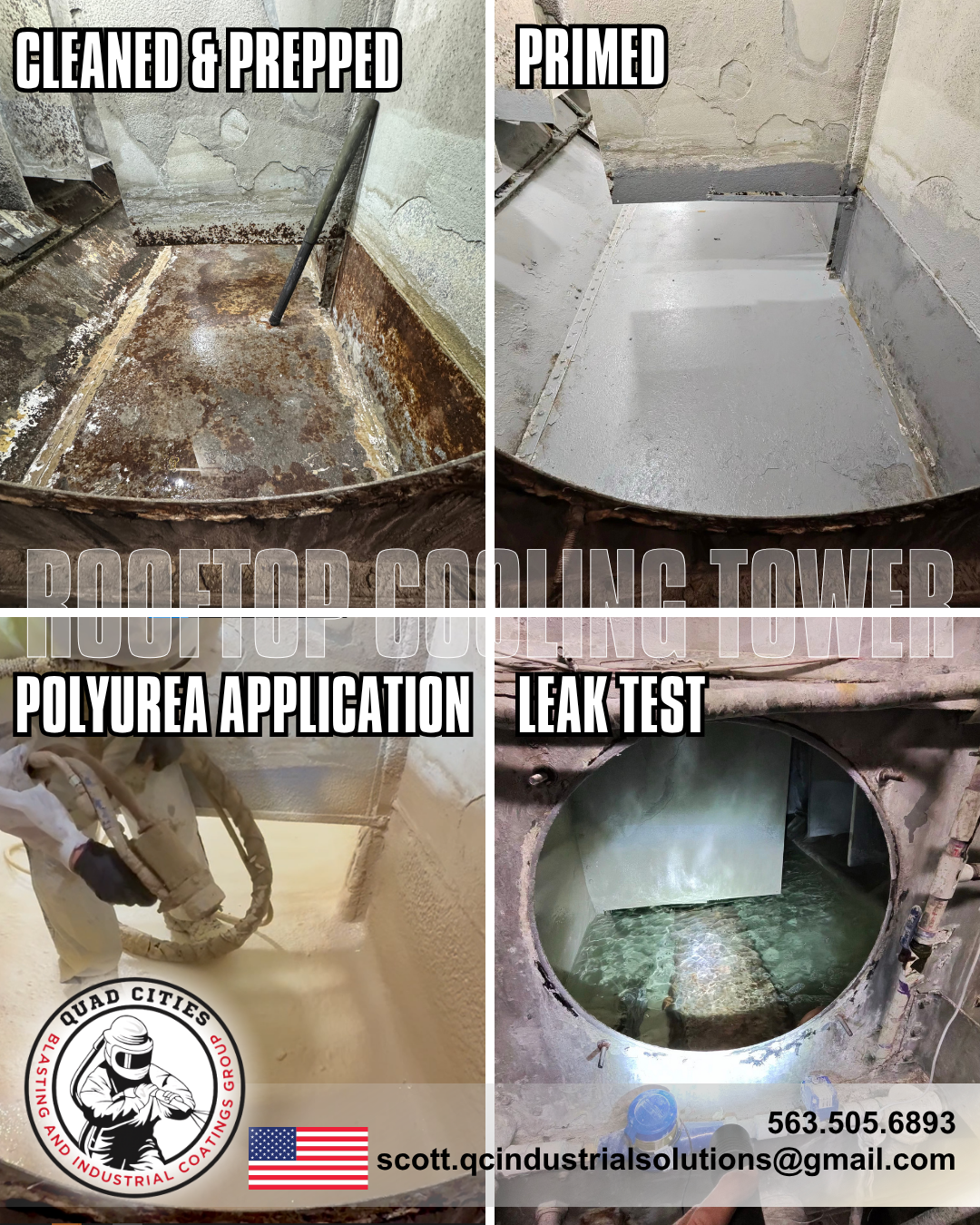 Industrial blasting project photo