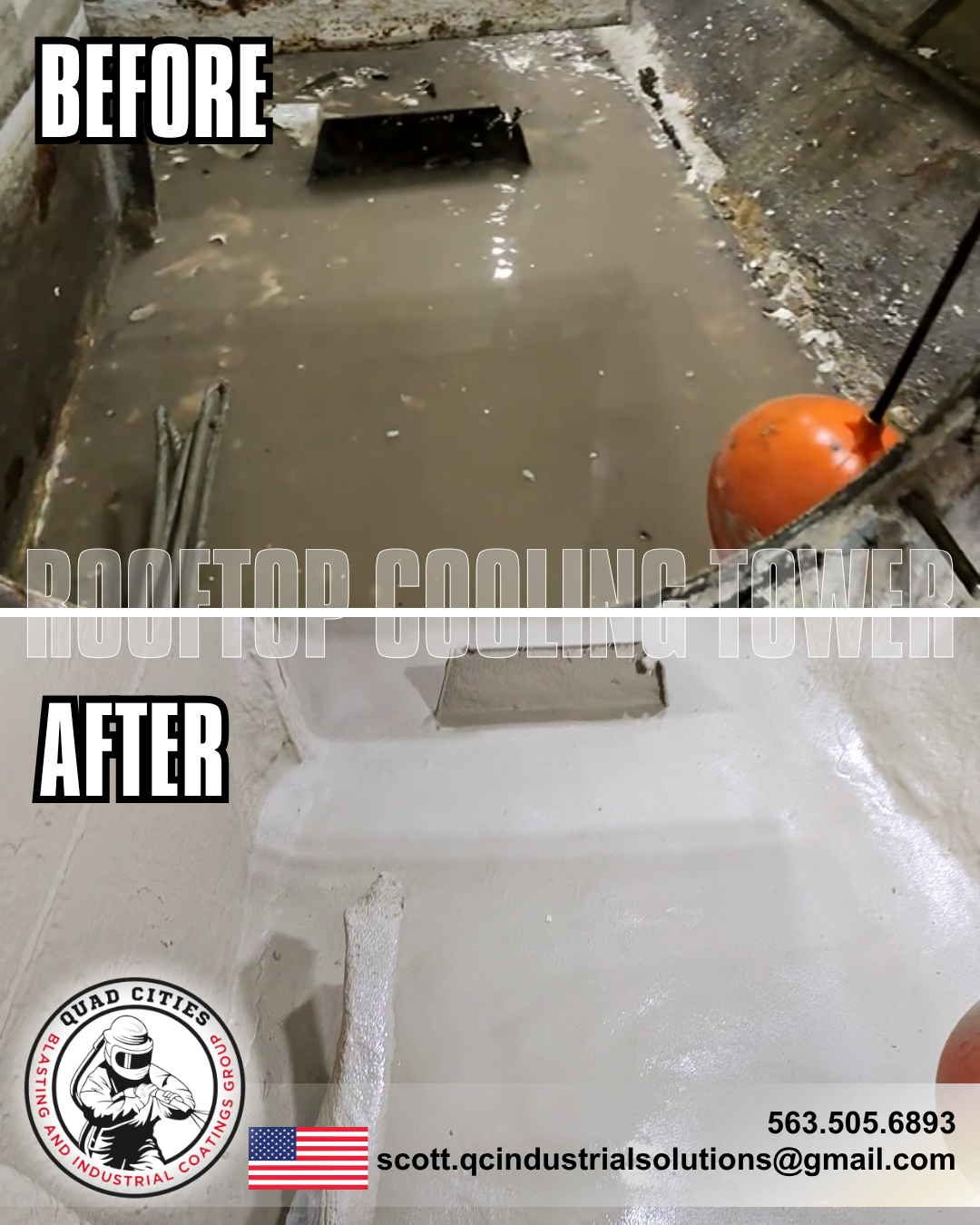 Industrial blasting project photo
