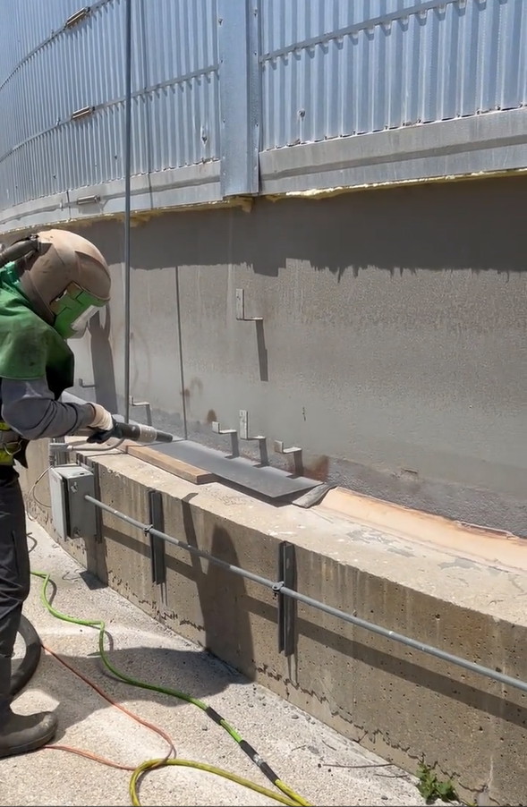 Abrasive Blasting, Steel Structure