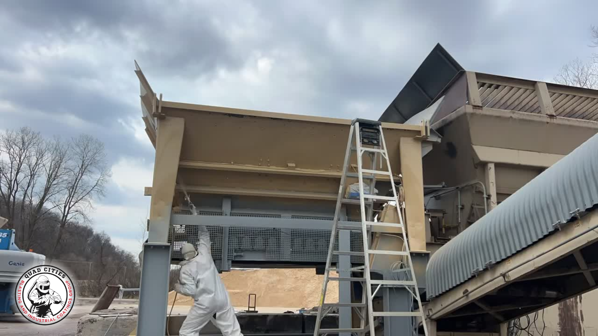 Industrial coating application